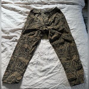 Universal Works Corduroy Paisley Pants